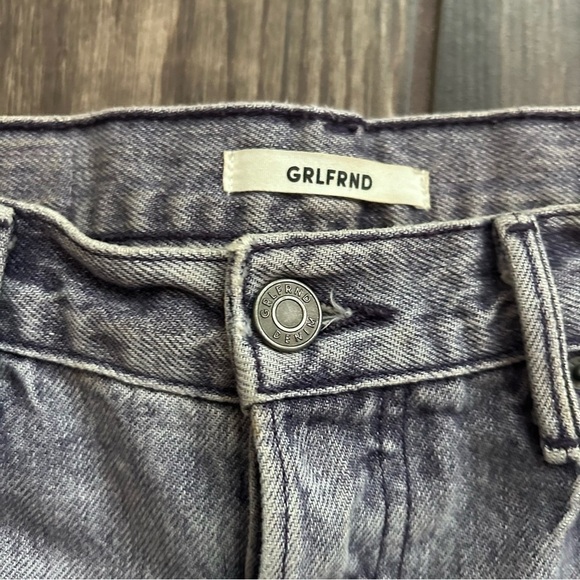 GRLFRND Karolina High Rise Skinny Crop Jeans Destroyed in You Got the Look Sz 27 - Picture 7 of 9